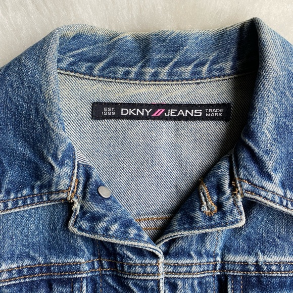 DKNY Vintage woman’s blue Jean jacket - Picture 2 of 6